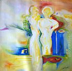 Place Paintings - ROMANCE IN A FAR OFF PLACE by Alfred Gockel